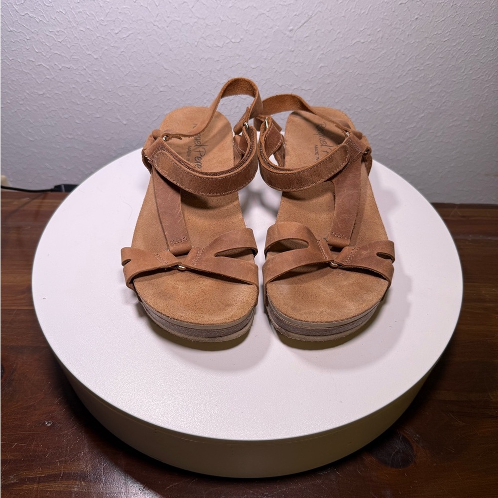 Elegant Brown Leather Sandals